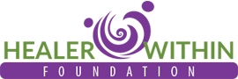 Logo for "THE HEALER WITHIN FOUNDATION"