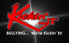 Logo for "BULLYING WE'RE KICKIN IT INC"