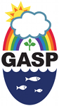 Logo for "GROUP AGAINST SMOG AND POLLUTION INC"