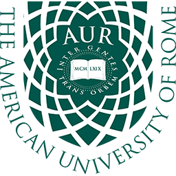 Logo for "THE AMERICAN UNIVERSITY OF ROME"