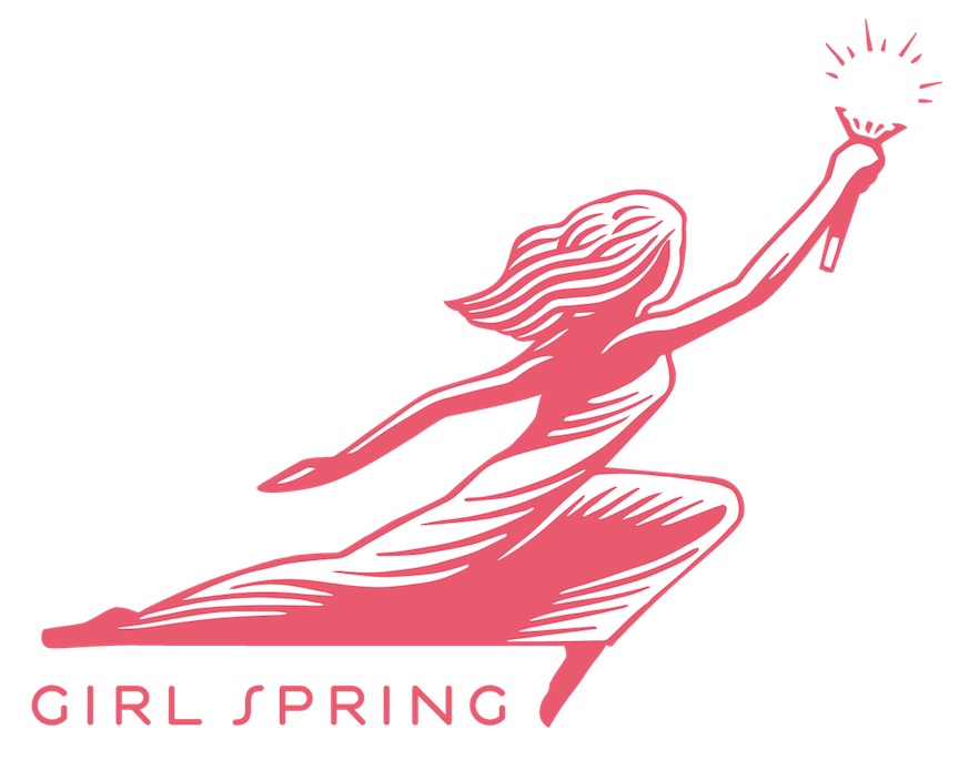 Logo for "GIRLSPRING INC"