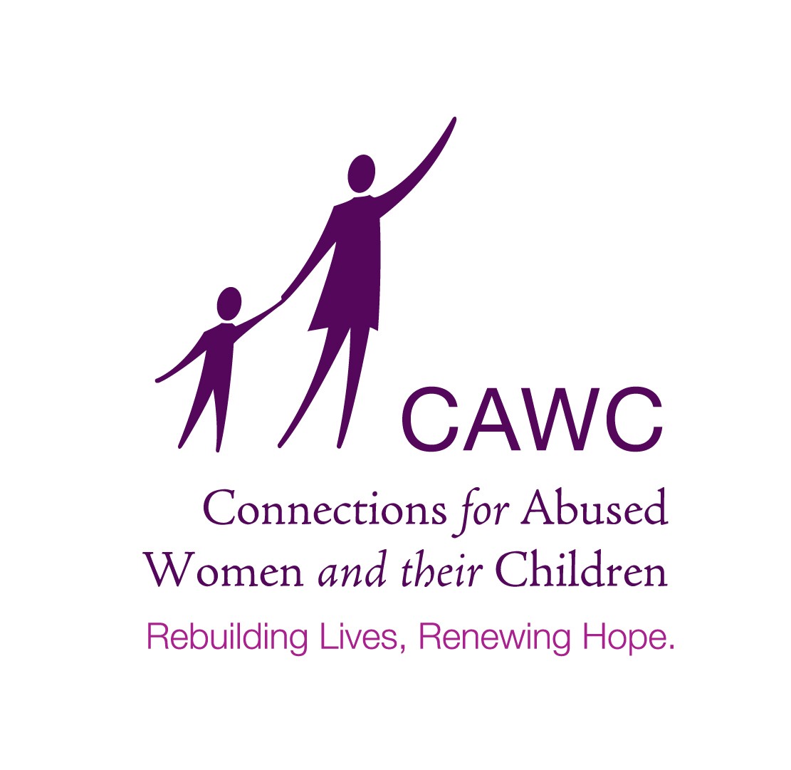 Logo for "CONNECTIONS FOR ABUSED WOMEN AND THEIR CHILDREN"