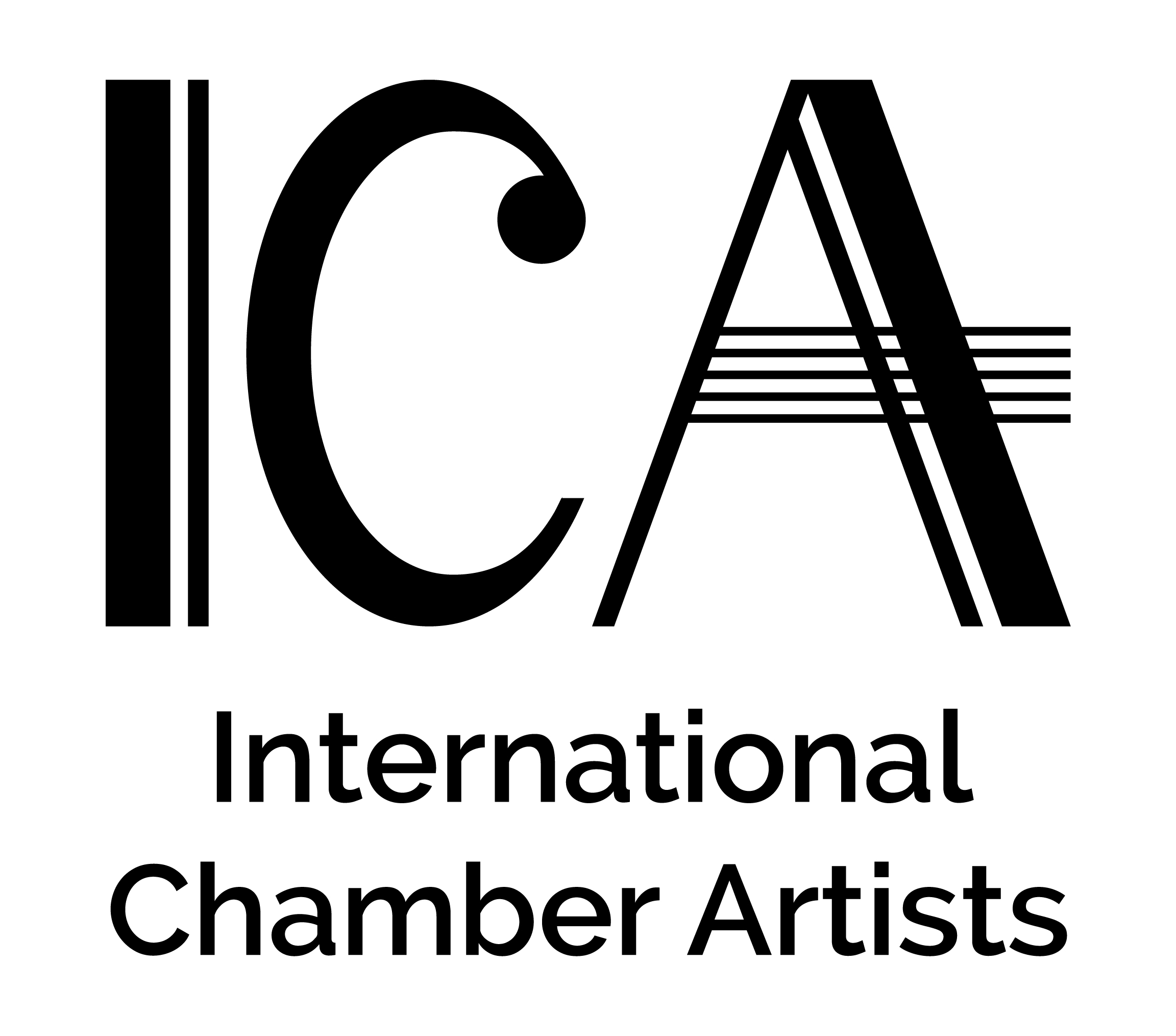 Logo for "INTERNATIONAL CHAMBER ARTISTS"