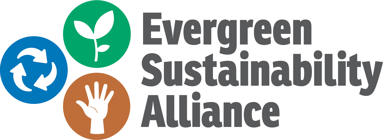 Logo for "Evergreen Sustainability Alliance"