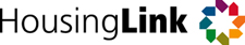 Logo for "HOUSINGLINK"