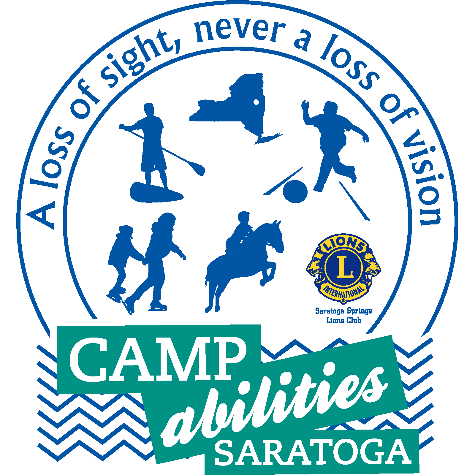 Logo for "CAMP ABILITIES SARATOGA INC"