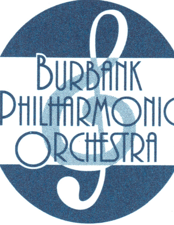 Logo for "BURBANK PHILHARMONIC ORCHESTRA"