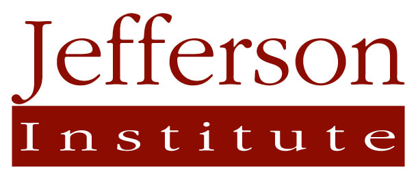 Logo for "THOMAS JEFFERSON INSTITUTE FOR THE STUDY OF WORLD POLITICS"