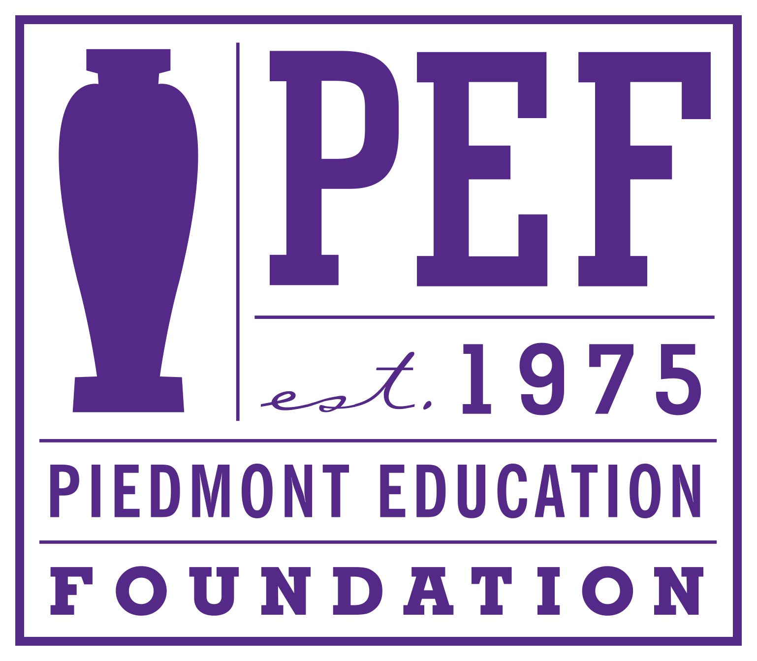 Logo for "PIEDMONT EDUCATION FOUNDATION"