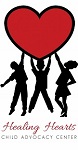 Logo for "Healing Hearts Child Advocacy Center"