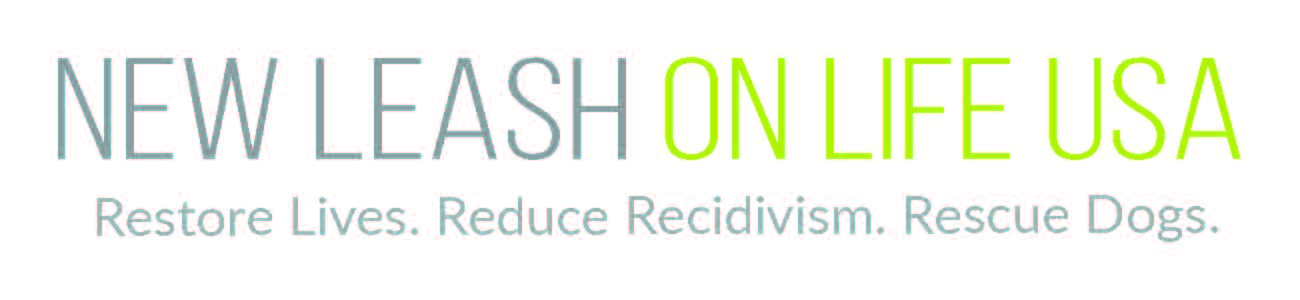 Logo for "NEW LEASH ON LIFE USA"
