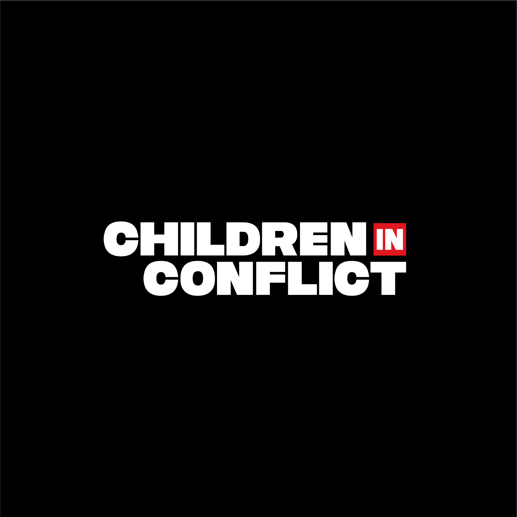 Logo for "CHILDREN IN CONFLICT INC"
