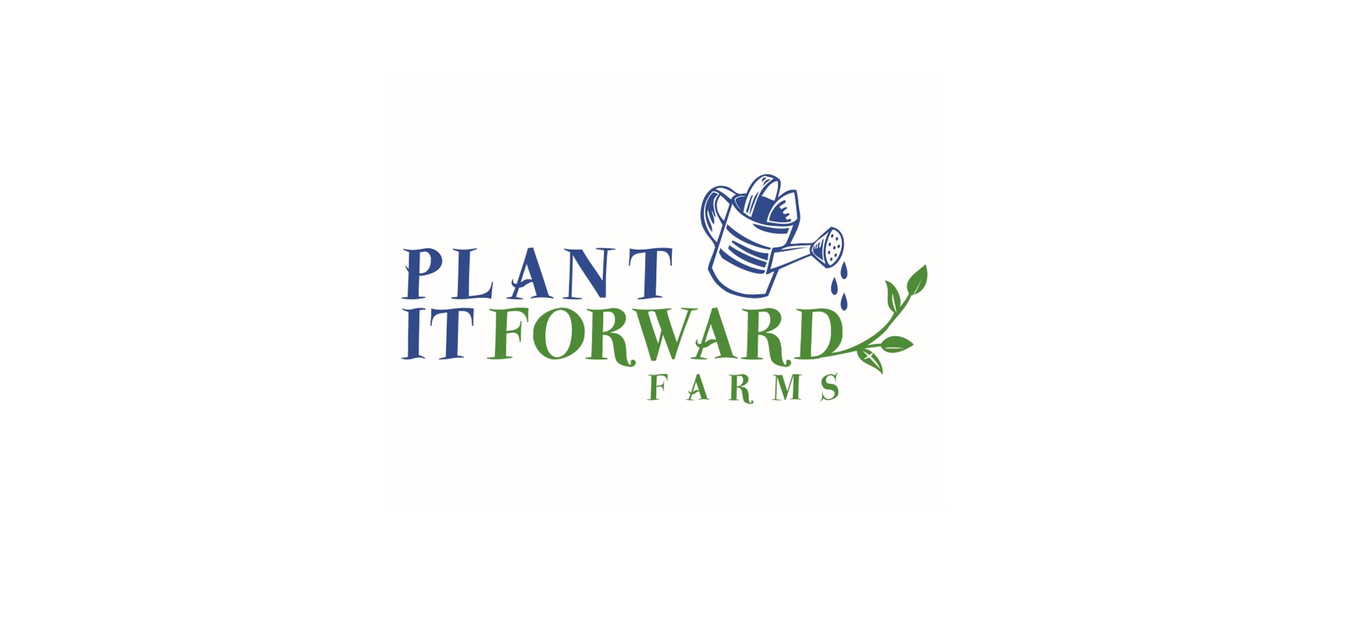 Logo for "PLANT IT FORWARD"