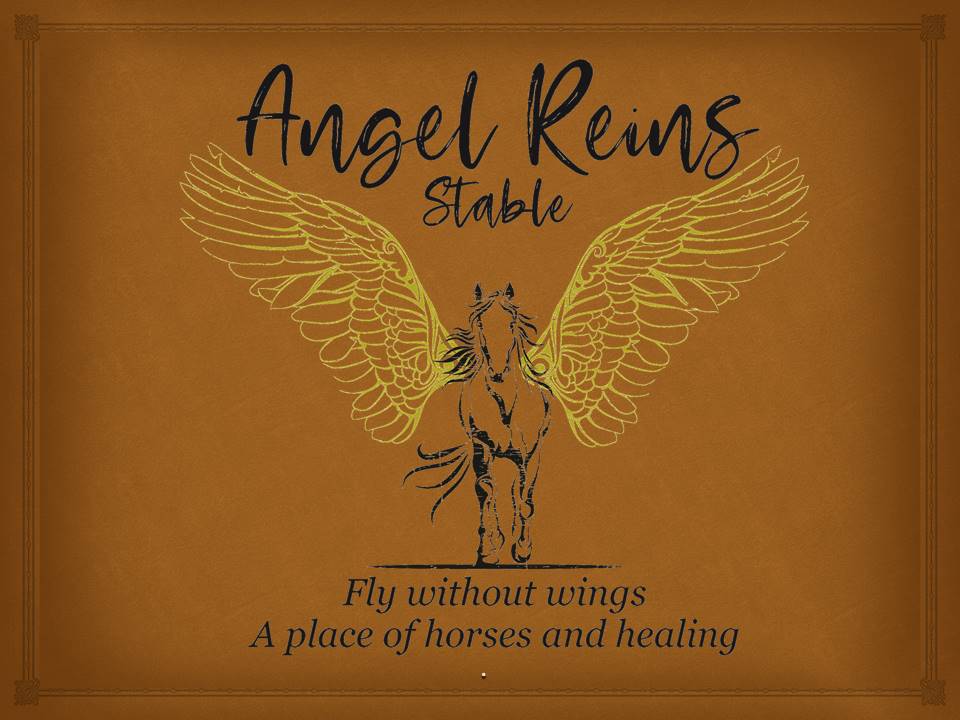 Logo for "ANGEL REINS STABLE"
