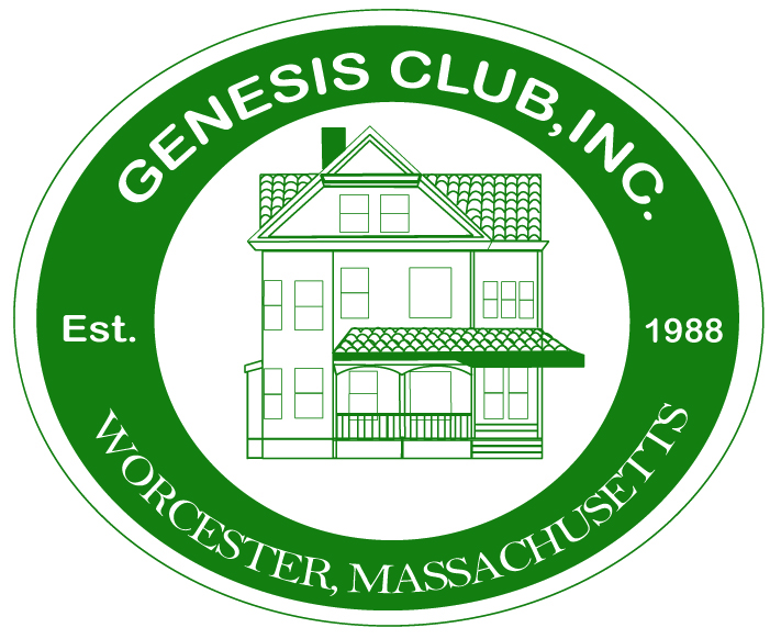 Logo for "GENESIS CLUB HOUSE INC"