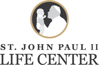 Logo for "ST JOHN PAUL II LIFE CENTER"