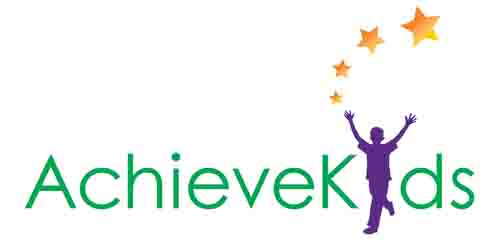 Logo for "ACHIEVEKIDS"