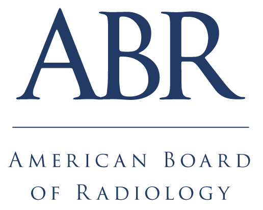 Logo for "The American Board of Radiology"
