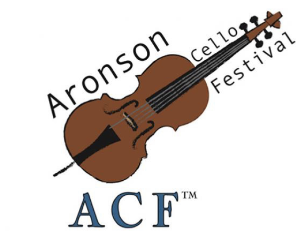 Logo for "THE ARONSON CELLO FESTIVAL"
