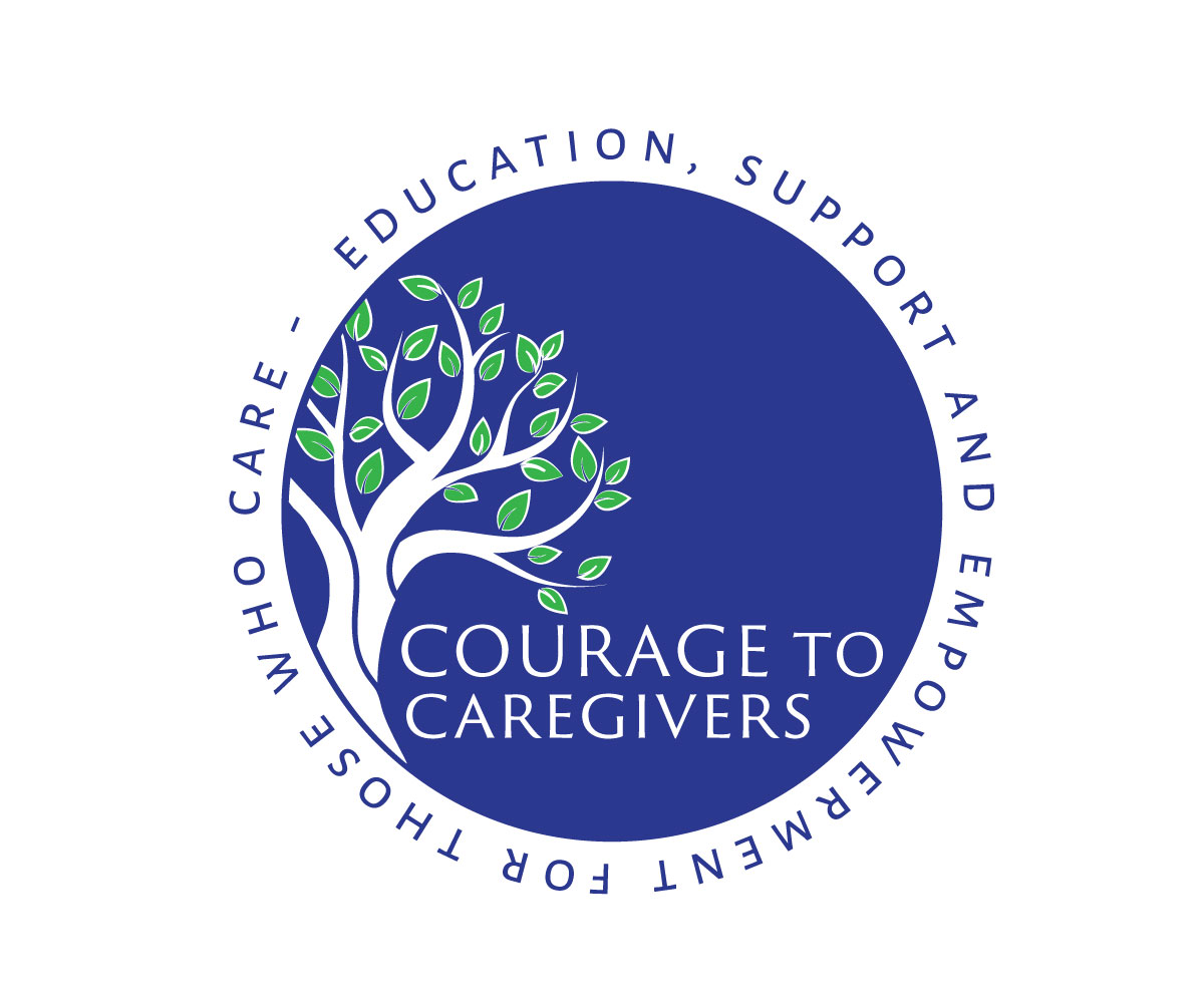 Logo for "COURAGE TO CAREGIVERS INC"