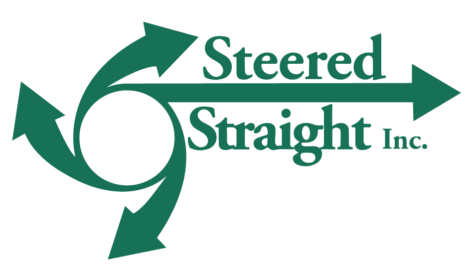 Logo for "STEERED STRAIGHT INC"