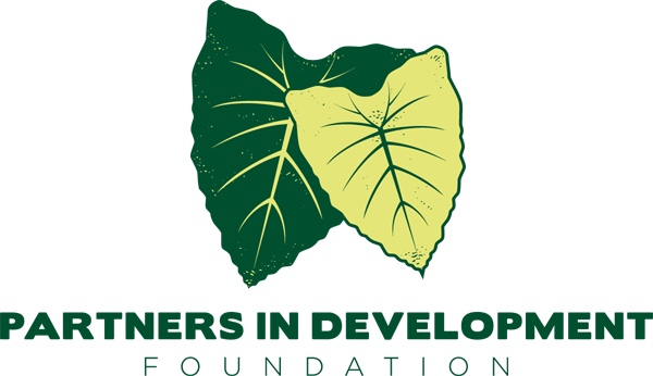 Logo for "PARTNERS IN DEVELOPMENT FOUNDATION"