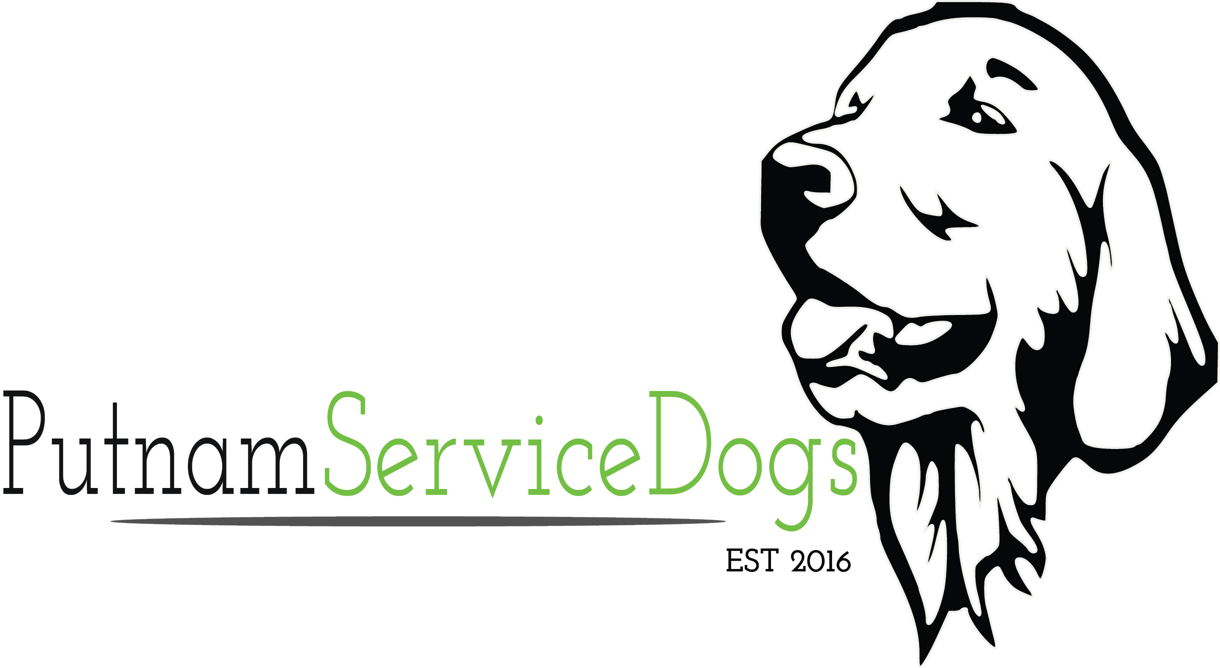 Logo for "PUTNAM SERVICE DOGS INC"
