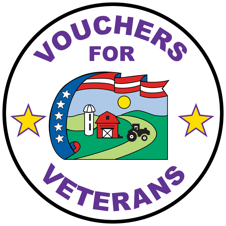 Logo for "VOUCHERS FOR VETERANS"