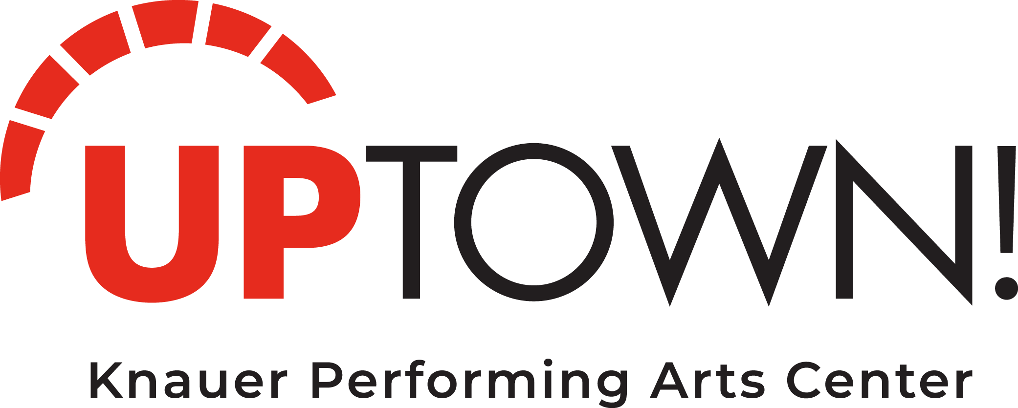 Logo for "UPTOWN KNAUER PERFORMING ARTS CENTER"