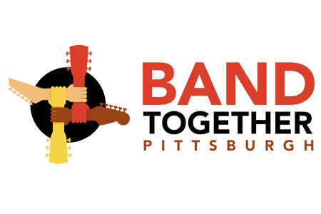 Logo for "BAND TOGETHER PITTSBURGH"