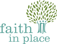 Logo for "FAITH IN PLACE"