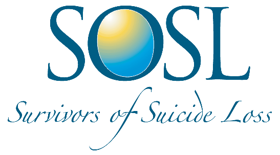 Logo for "SURVIVORS OF SUICIDE-SAN DIEGO"