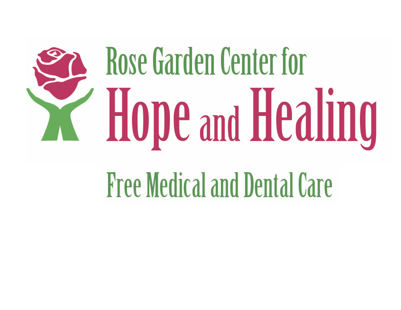 Logo for "ROSE GARDEN CENTER FOR HOPE AND HEALING"
