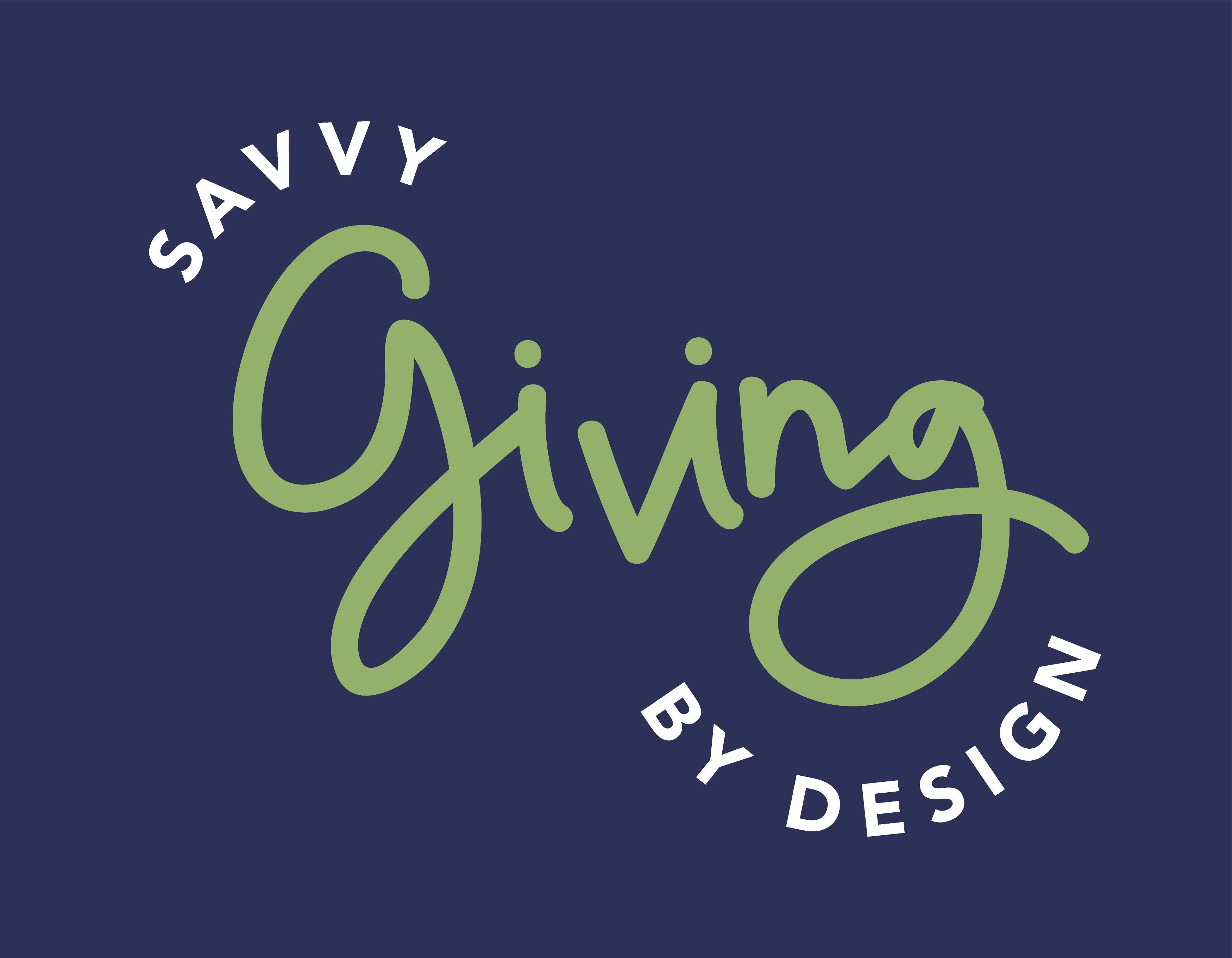 Logo for "Savvy Giving By Design Inc"
