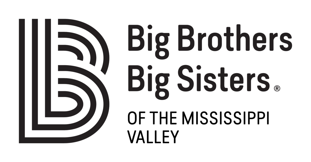 Logo for "BIG BROTHERS BIG SISTERS OF THE MISSISSIPPI VALLEY"