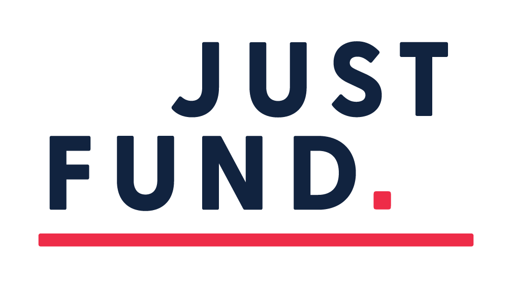 Logo for "JUSTFUNDUS"