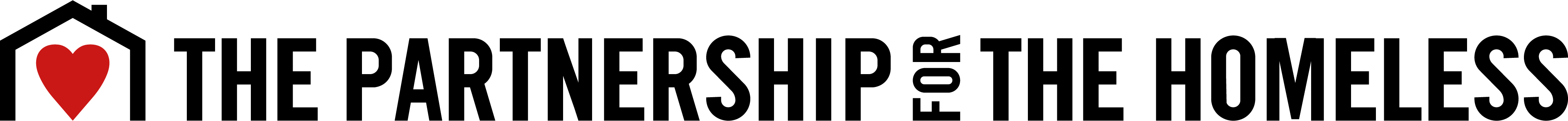 Logo for "THE PARTNERSHIP FOR THE HOMELESS INC"