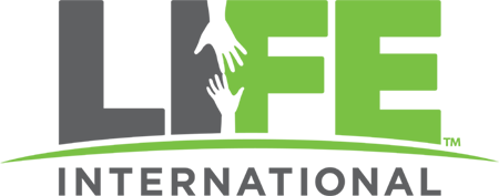 Logo for "LIFE INTERNATIONAL"