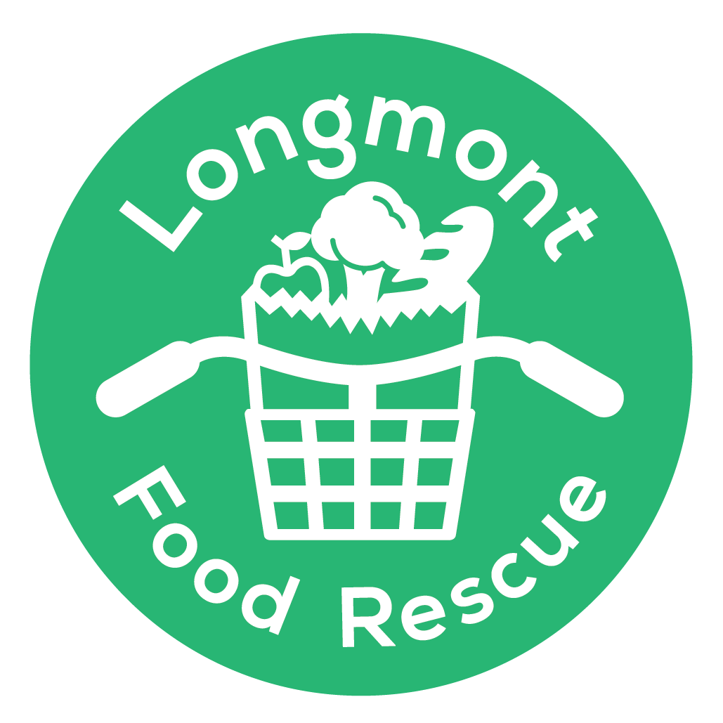 Logo for "LONGMONT FOOD RESCUE"
