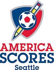 Logo for "AMERICA SCORES"