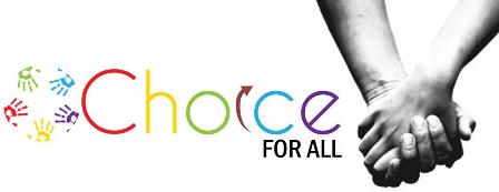 Logo for "CHOICE FOR ALL"