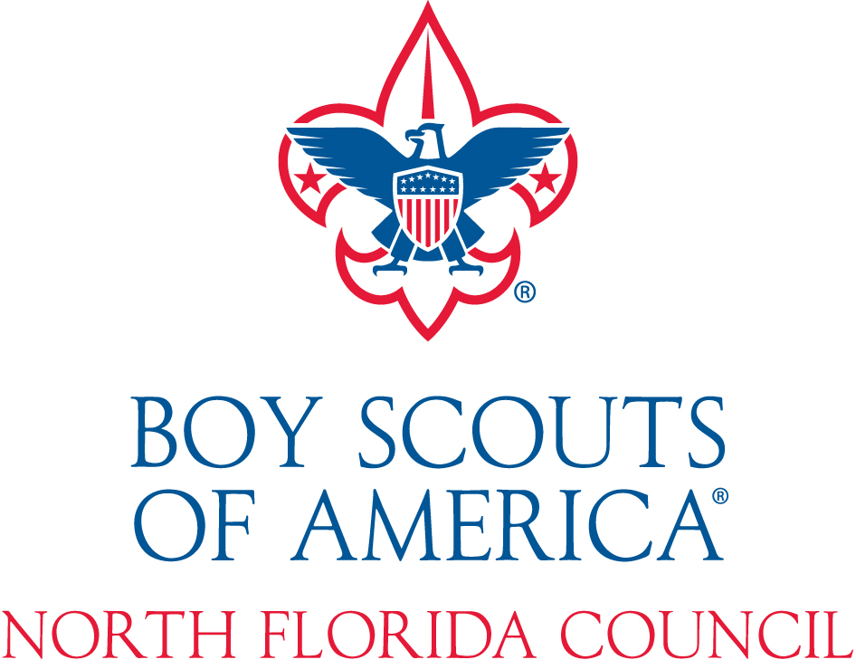 Logo for "BOY SCOUTS OF AMERICA 87 NORTH FLORIDA COUNCIL"