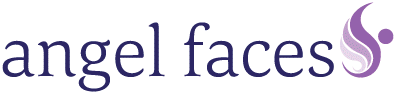 Logo for "ANGEL FACES"