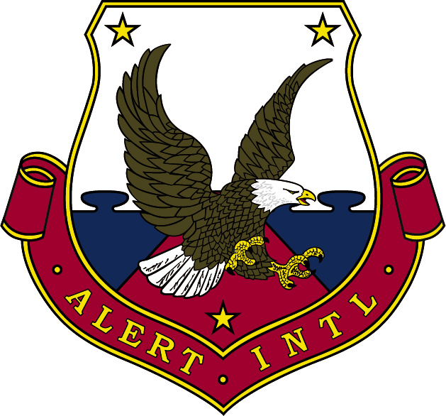 Logo for "INTERNATIONAL ALERT ACADEMY"