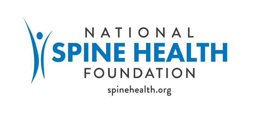 Logo for "SPINAL RESEARCH FOUNDATION D/B/A NATIONAL SPINE HEALTH FOUNDATION"
