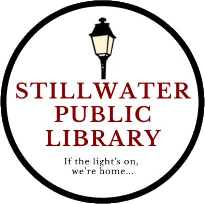 Logo for "STILLWATER PUBLIC LIBRARY"