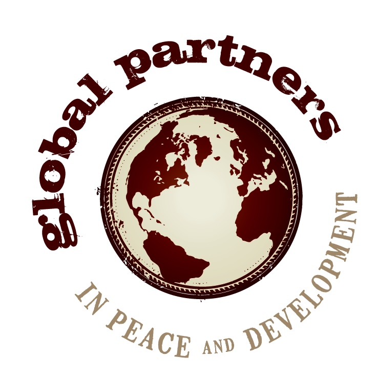 Logo for "Global Partners in Peace and Development"