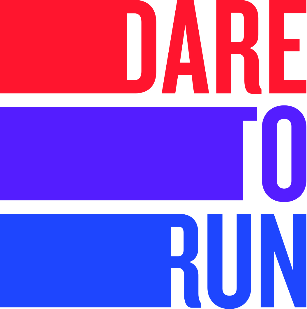 Logo for "DARE TO RUN"