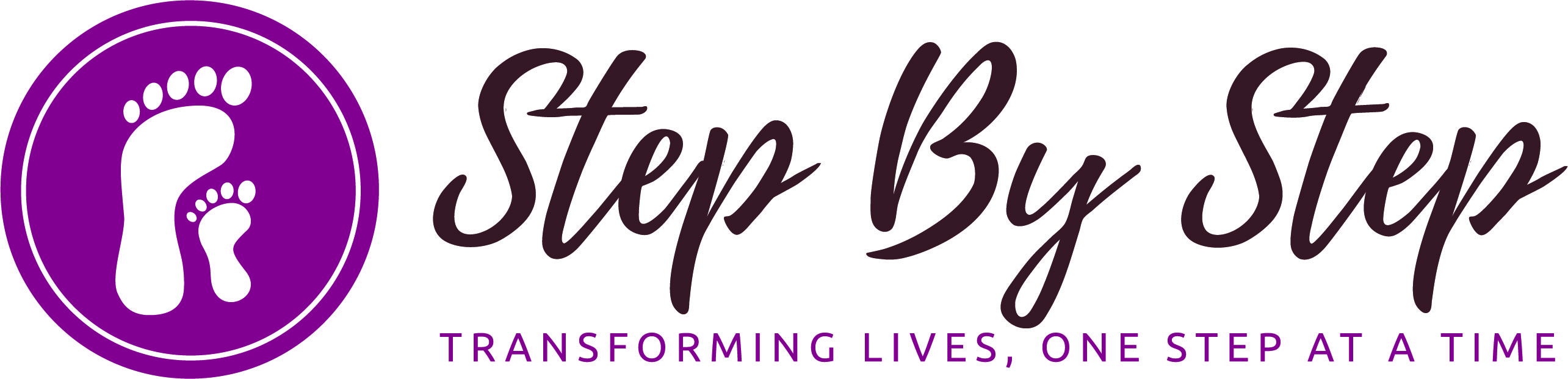 Logo for "STEP BY STEP FAMILY SUPPORT CENTER"