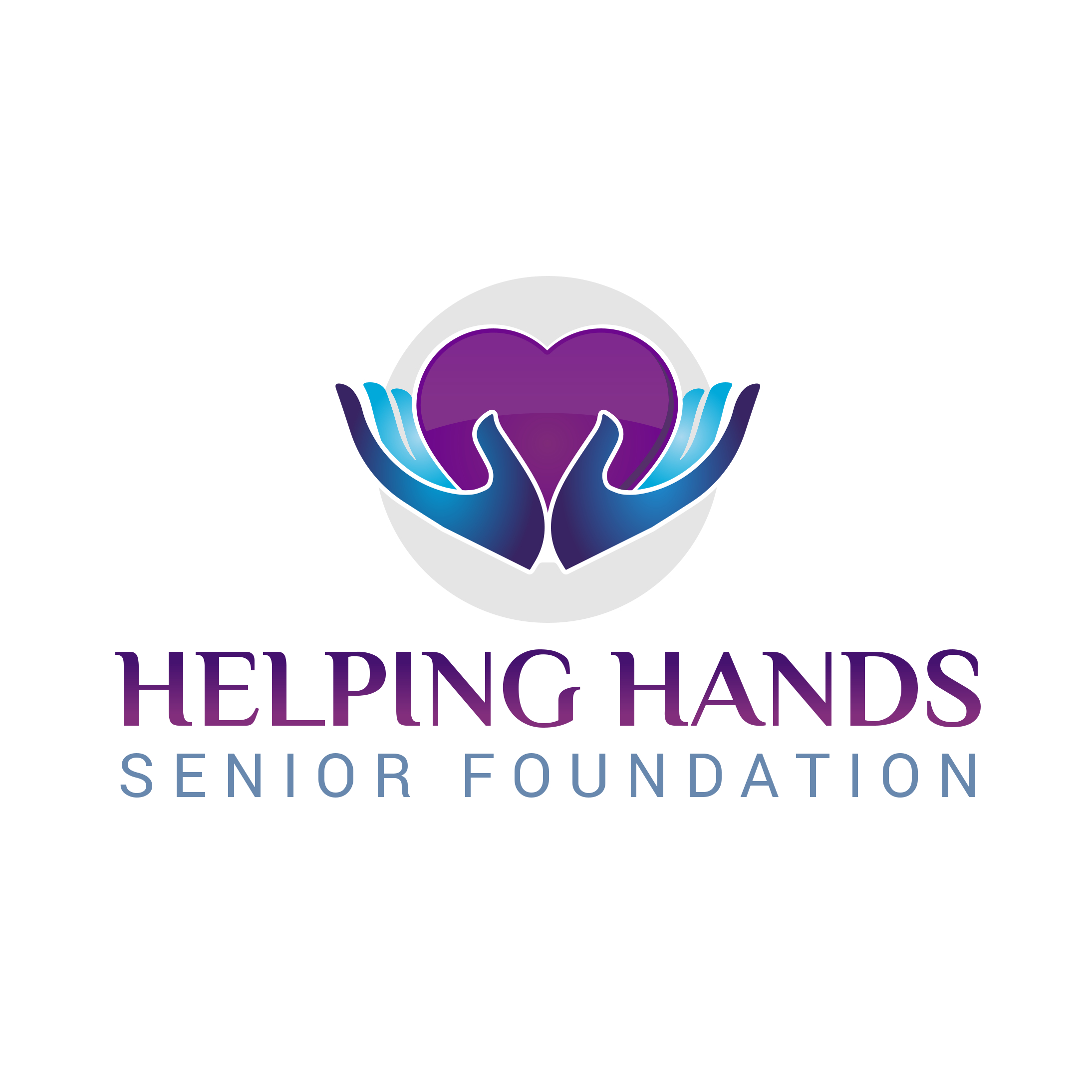 Logo for "HELPING HANDS SENIOR FOUNDATION"
